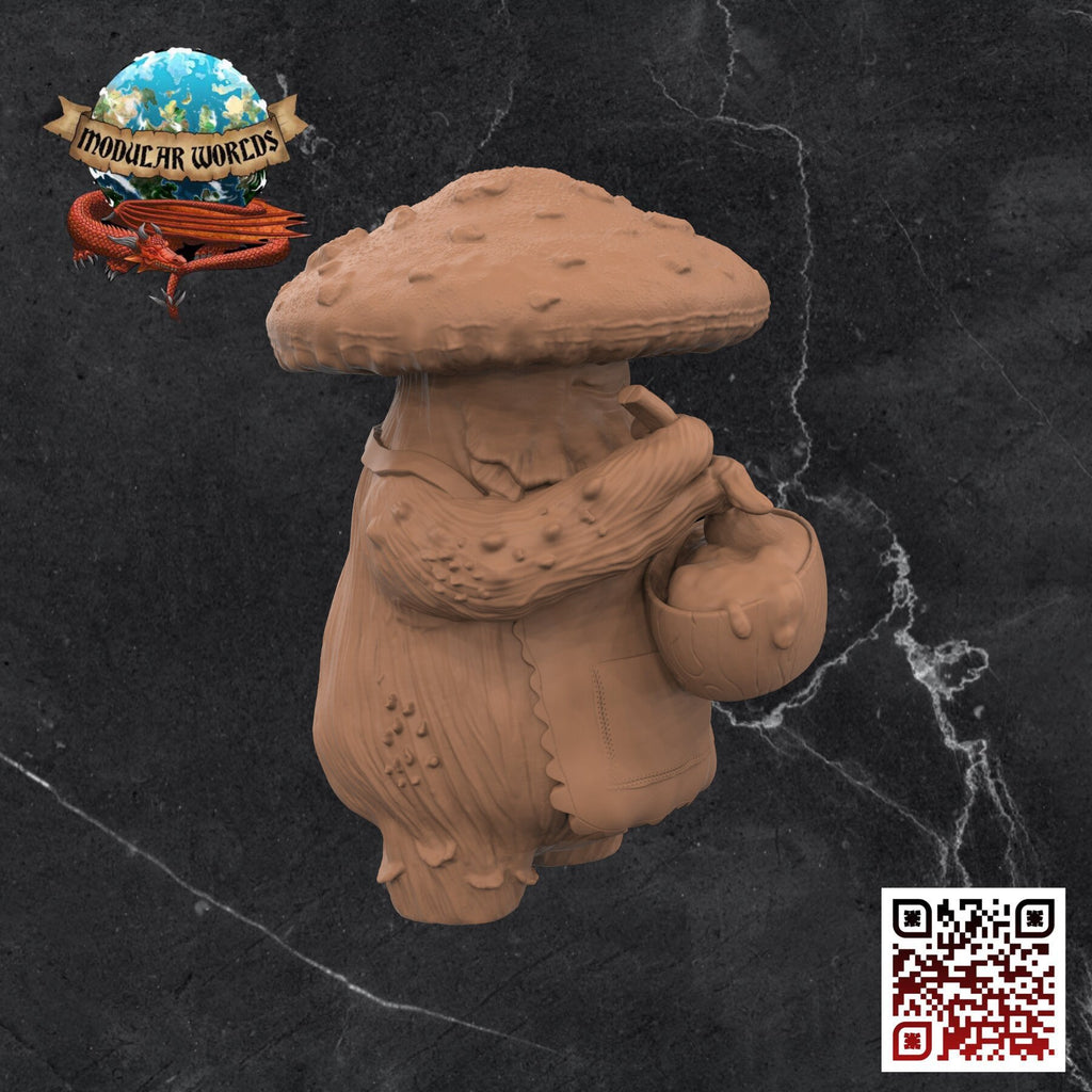 Myconid Cook: Tabletop Gaming Miniature (Resin 3D Print)