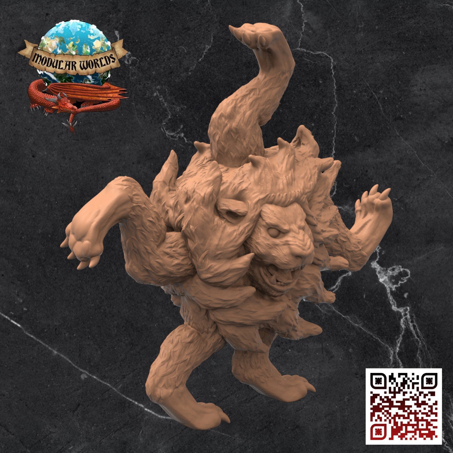 Roving Mauler: Tabletop Gaming Miniature (Resin 3D Print)