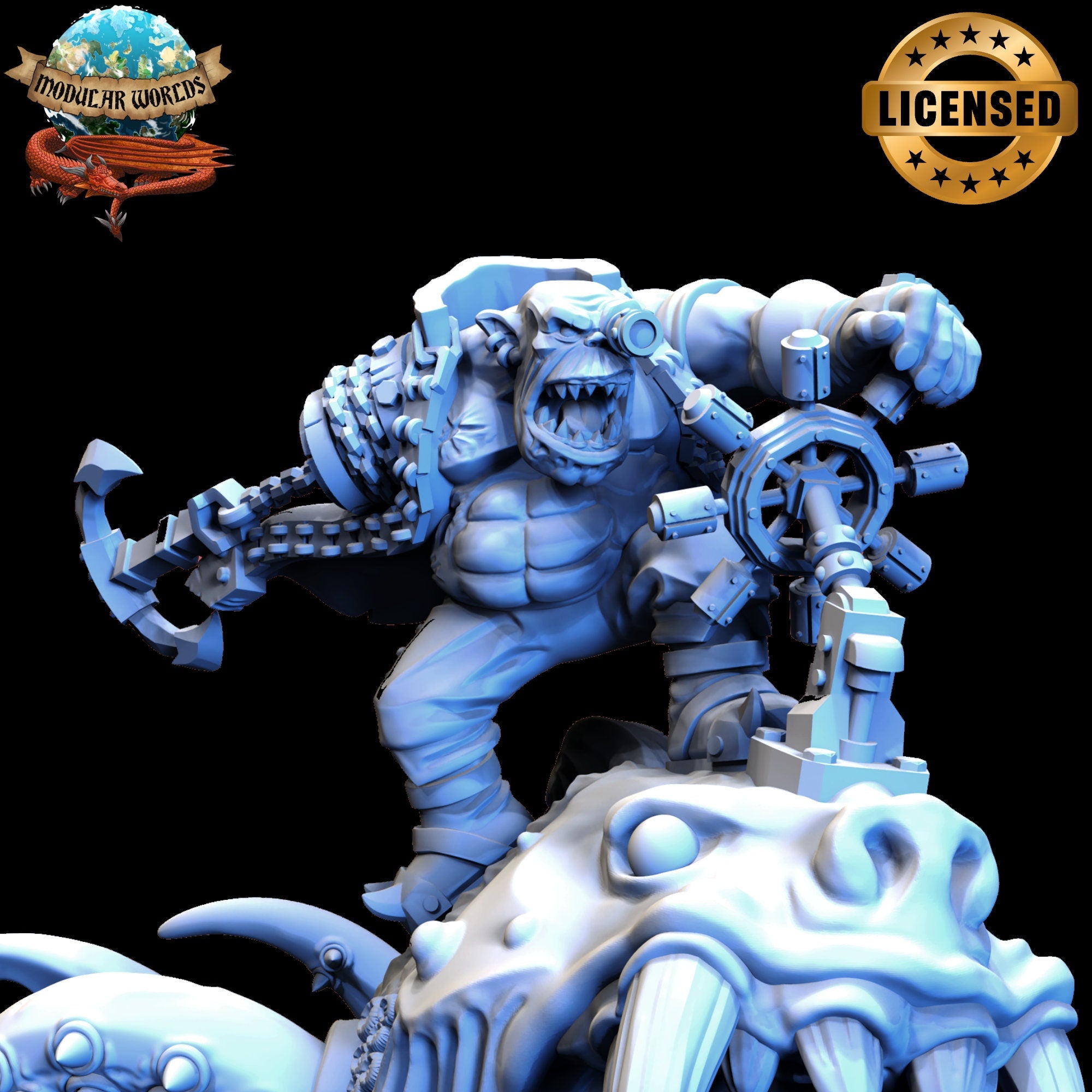 Kaptin Krabbstikk: Tabletop Gaming Miniature (Resin 3D Print)