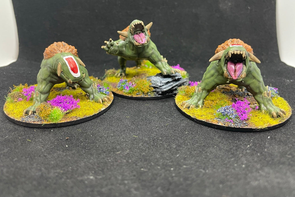 Bloodseeker Hounds (Unarmoured): Tabletop Gaming Miniature (Resin 3D Print)