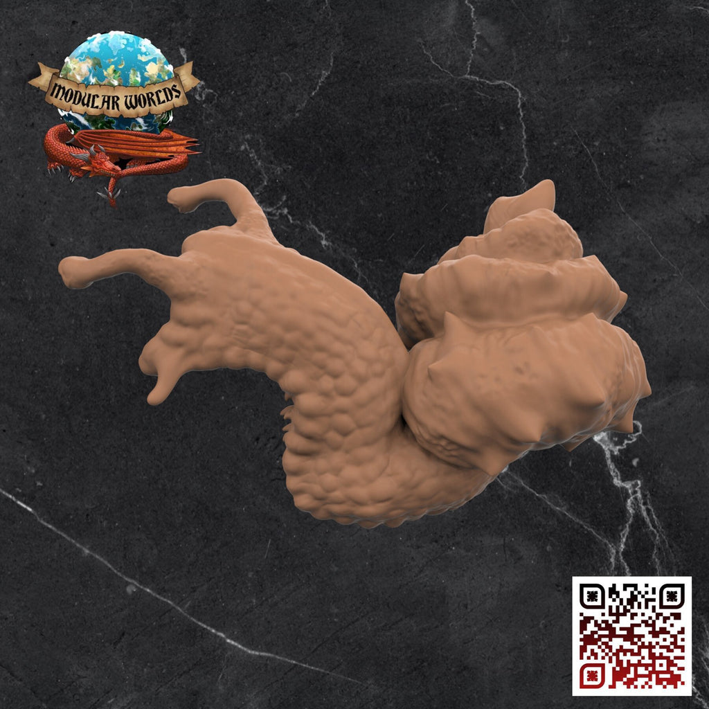 Giant Chiton: Tabletop Gaming Miniature (Resin 3D Print)