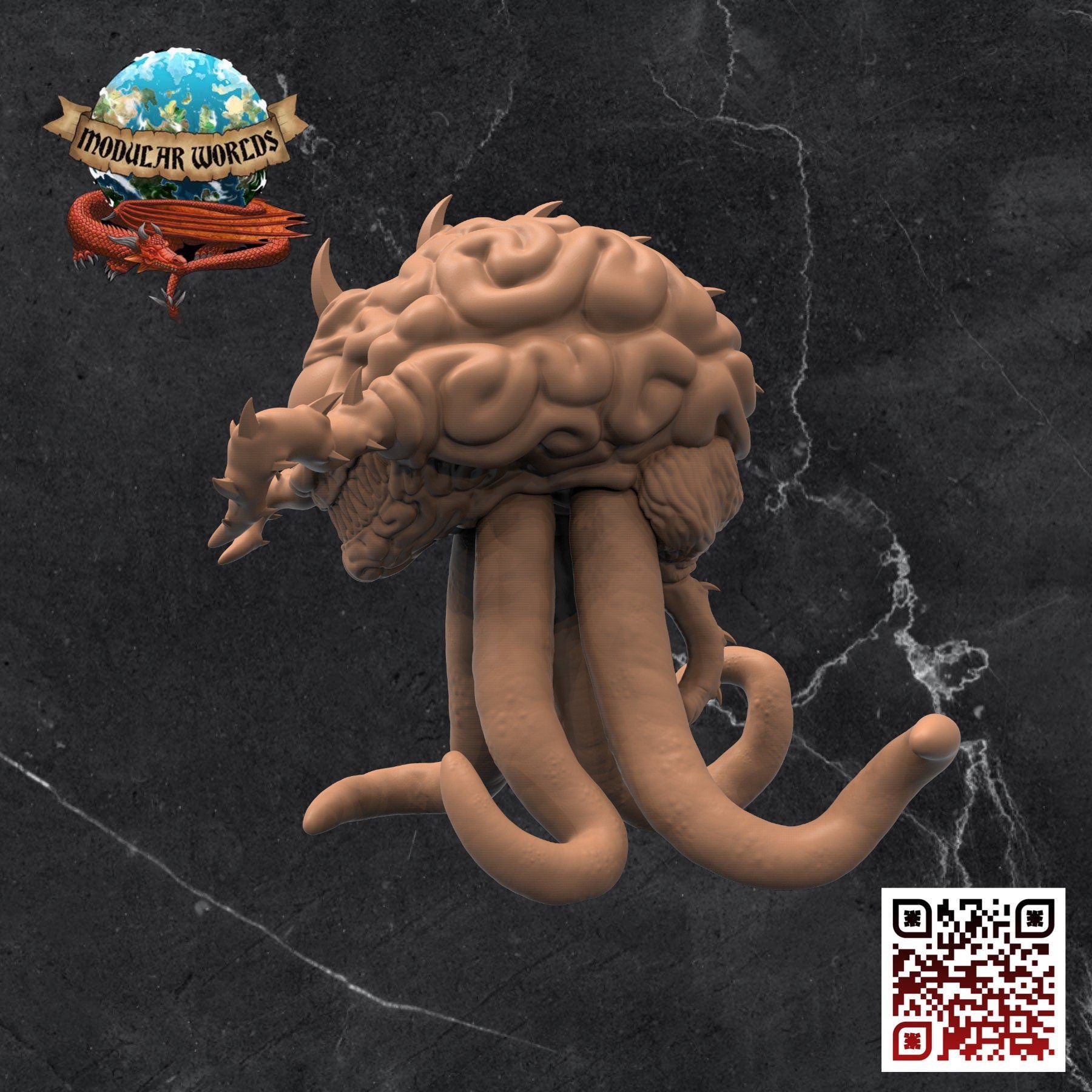 Intellect Gorger: Tabletop Gaming Miniature (Resin 3D Print)