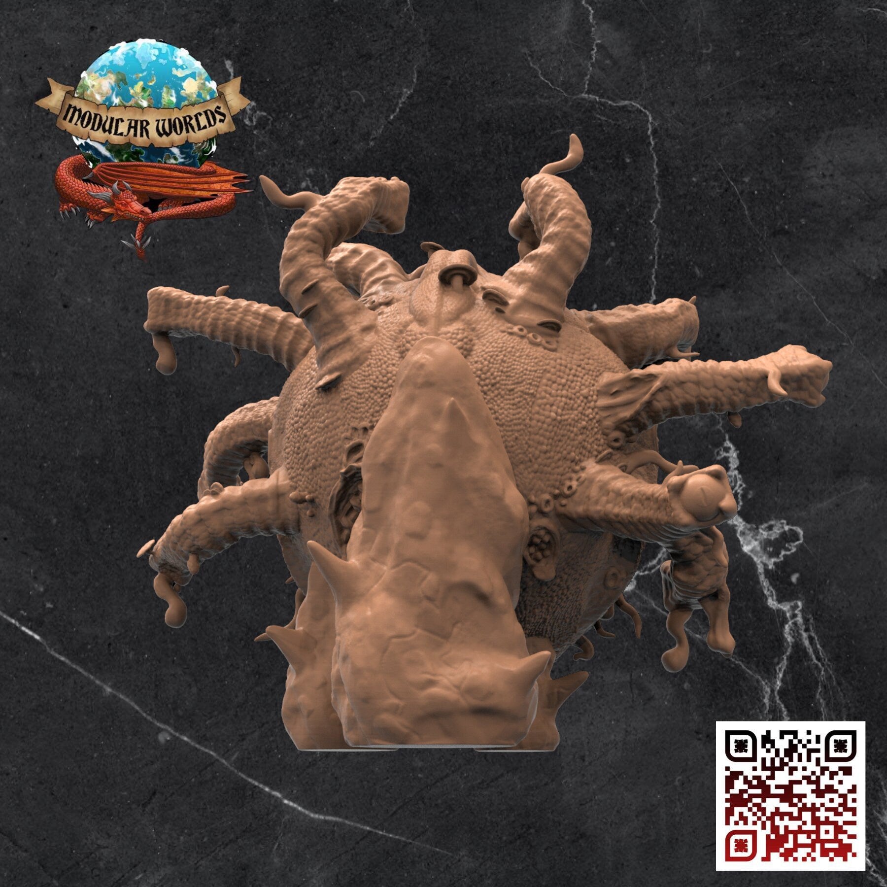 Evigt - The Bringer of Pestilence - Beholder: Tabletop Gaming Miniature (Resin 3D Print)
