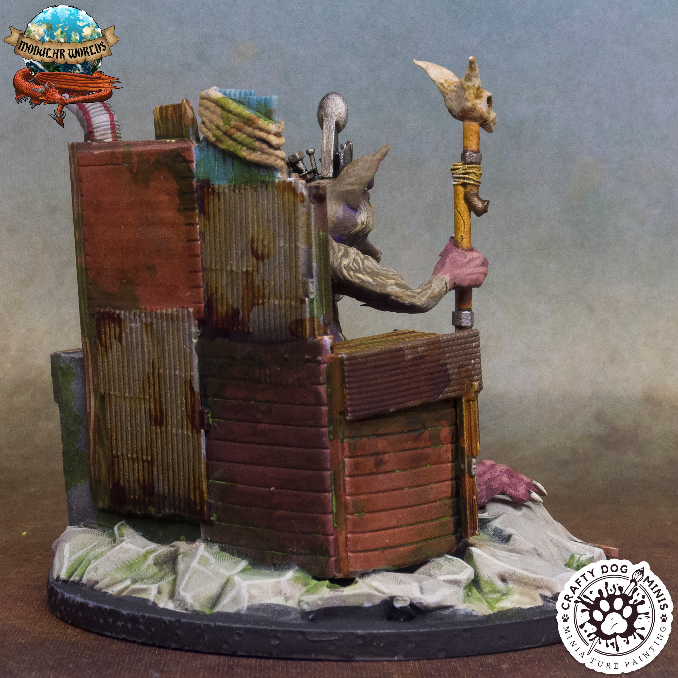 Vermin King: Tabletop Gaming Miniature (Resin 3D Print)