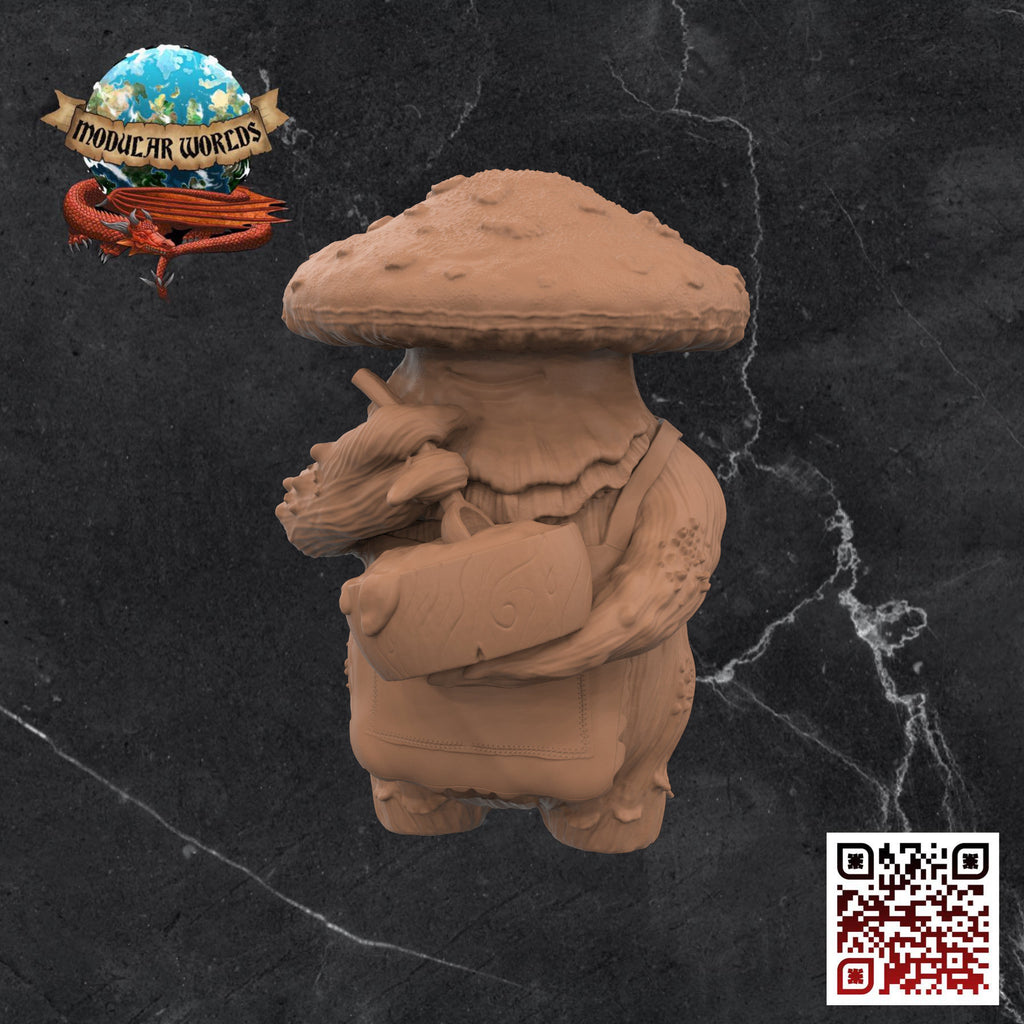 Myconid Cook: Tabletop Gaming Miniature (Resin 3D Print)