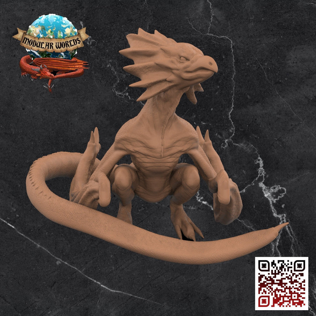 Crag Drake: Tabletop Gaming Miniature (Resin 3D Print)