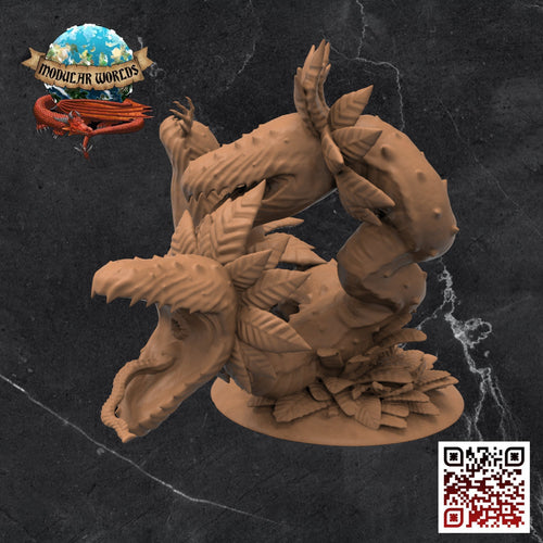 Carnivorous Plant Hydra: Tabletop Gaming Miniature (Resin 3D Print)