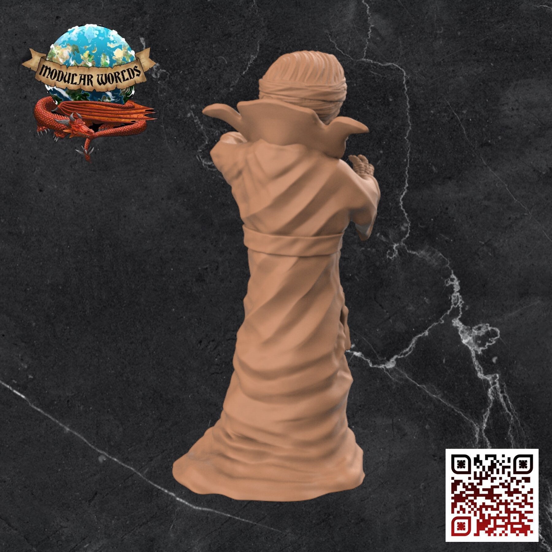 Kobold Mystics & Crystal Ball: Tabletop Gaming Miniature (Resin 3D Print)