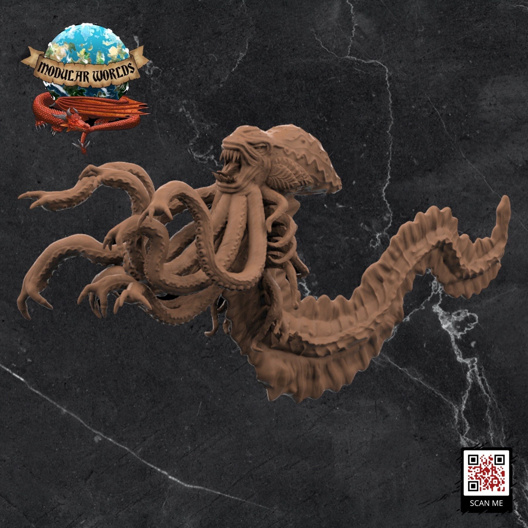 Lake Kraken: Tabletop Gaming Miniature (Resin 3D Print)