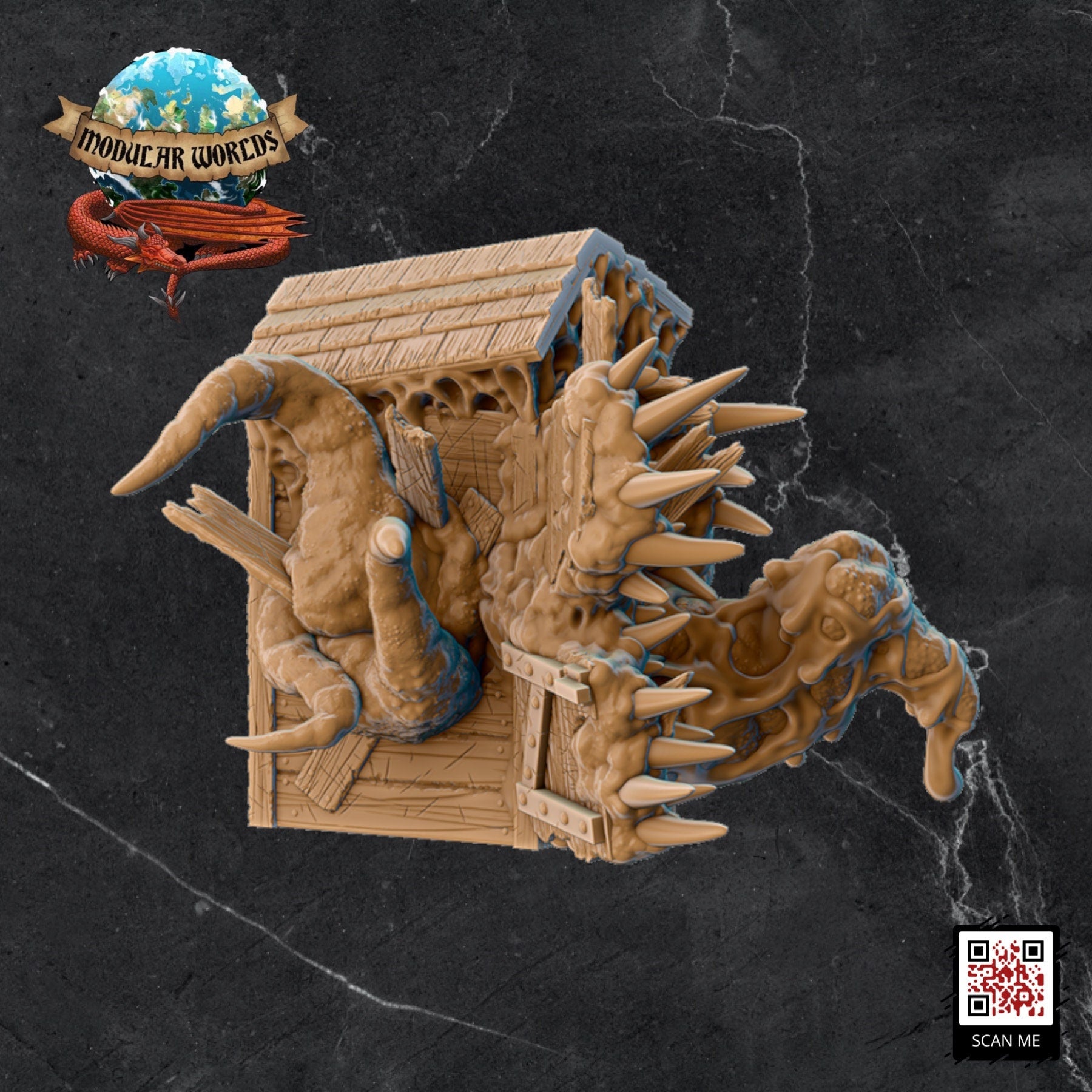 Outhouse Mimic: Tabletop Gaming Miniature (Resin 3D Print)