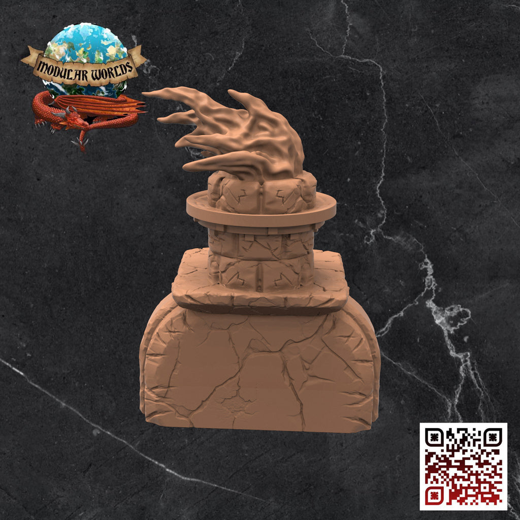 Lizardfolk Shrine: Tabletop Gaming Miniature (Resin 3D Print)