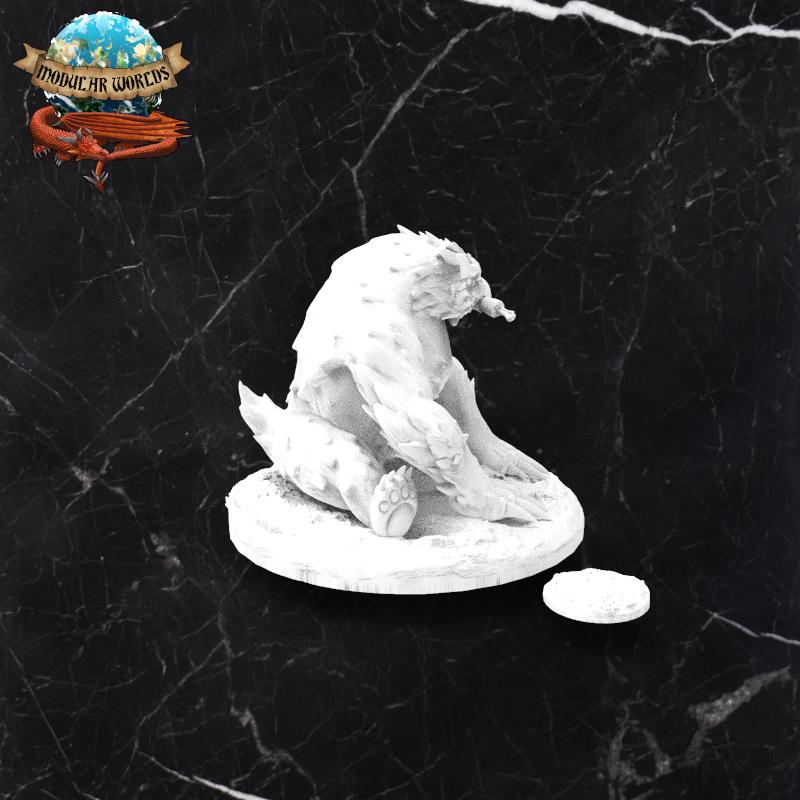 Owlbear Mama: Tabletop Gaming Miniature (Resin 3D Print)