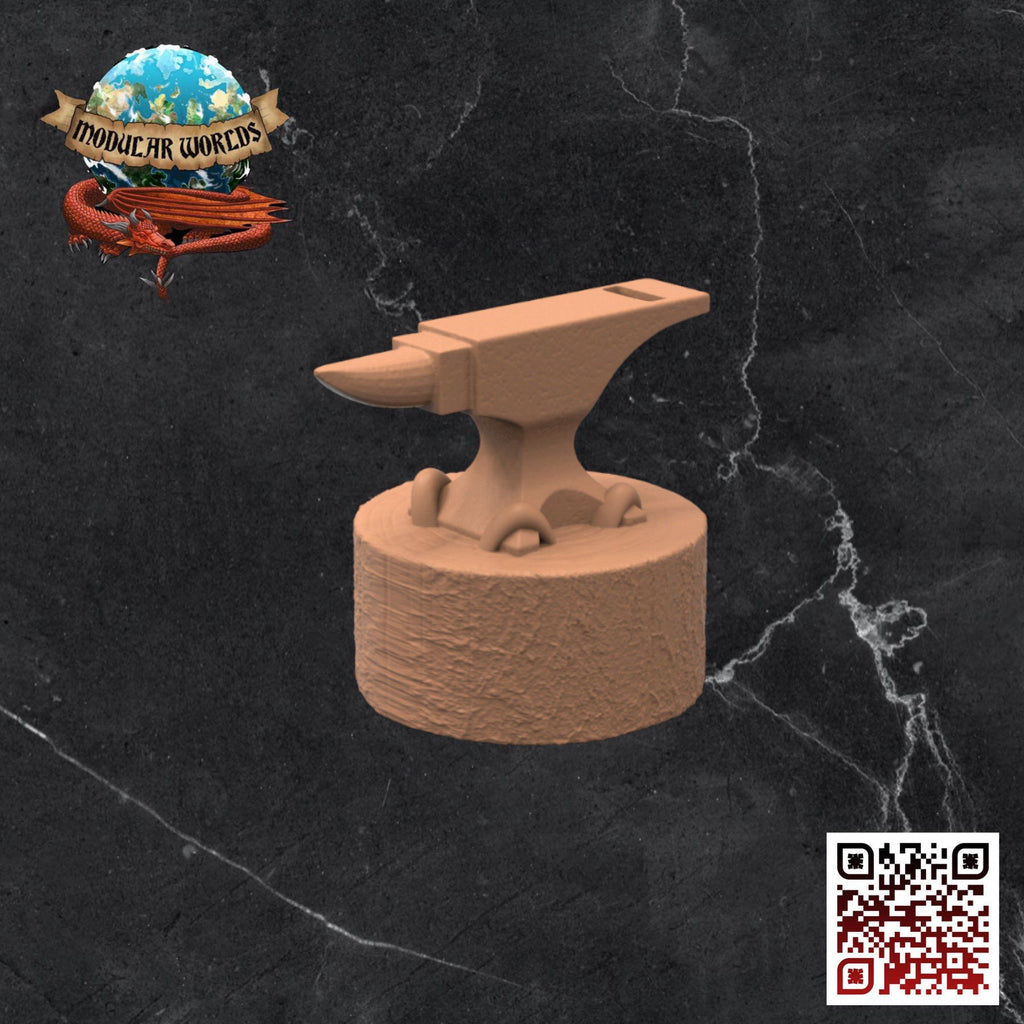 Blacksmith Set (6 Pieces): Tabletop Gaming Miniature (Resin 3D Print)