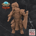 Fawn Paladin: Tabletop Gaming Miniature (Resin 3D Print)