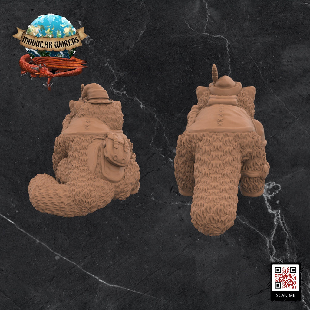 Red Panda Adventurers (x2): Tabletop Gaming Miniature (Resin 3D Print)