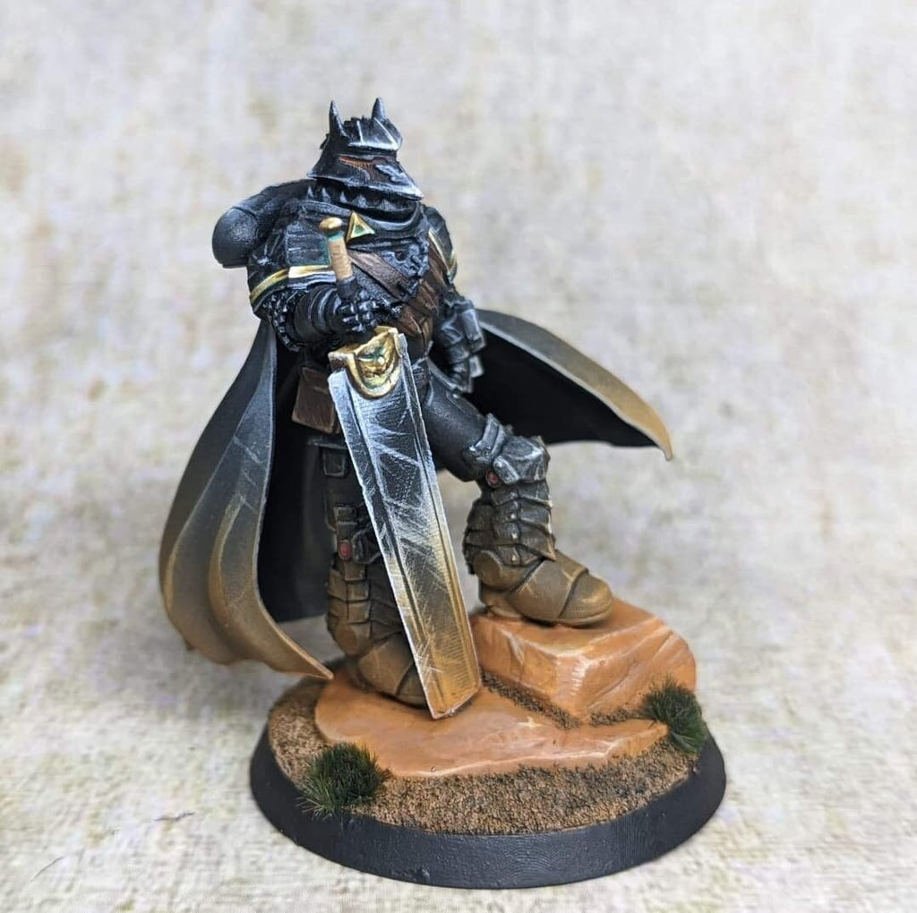 Gutz Crazed Marine Captain: Tabletop Gaming Miniature (Resin 3D Print)