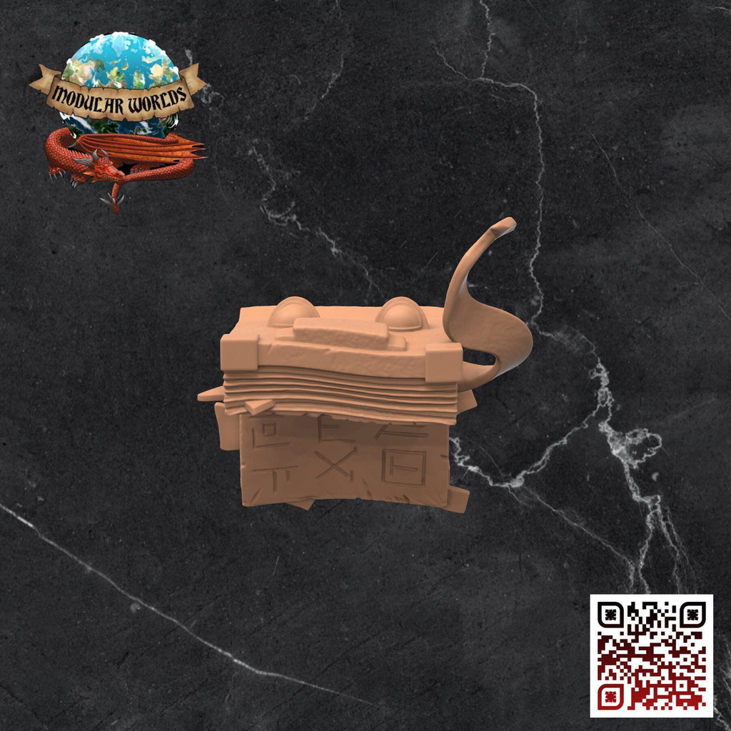 Flying Spellbook: Tabletop Gaming Miniature (Resin 3D Print)