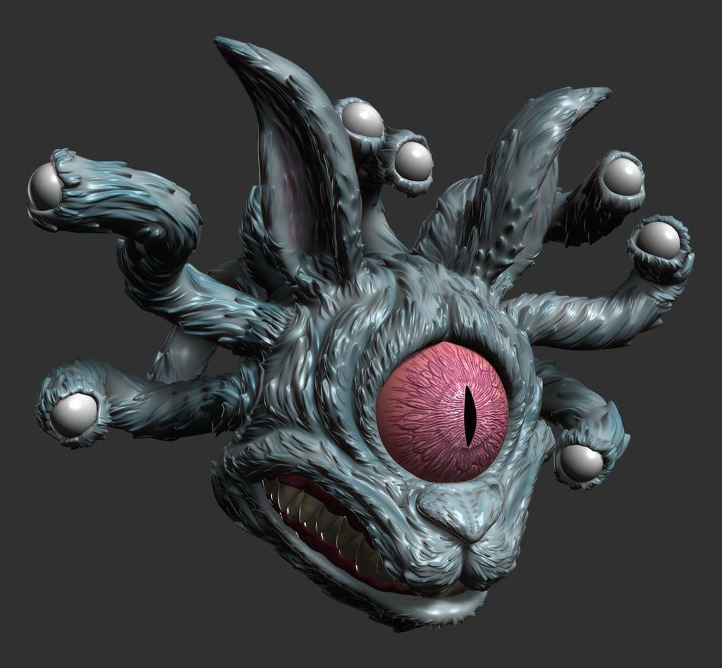 Bunnyholder: Tabletop Gaming Miniature (Resin 3D Print)