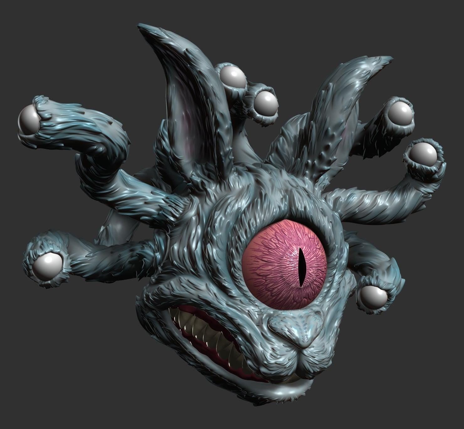 Bunnyholder: Tabletop Gaming Miniature (Resin 3D Print)