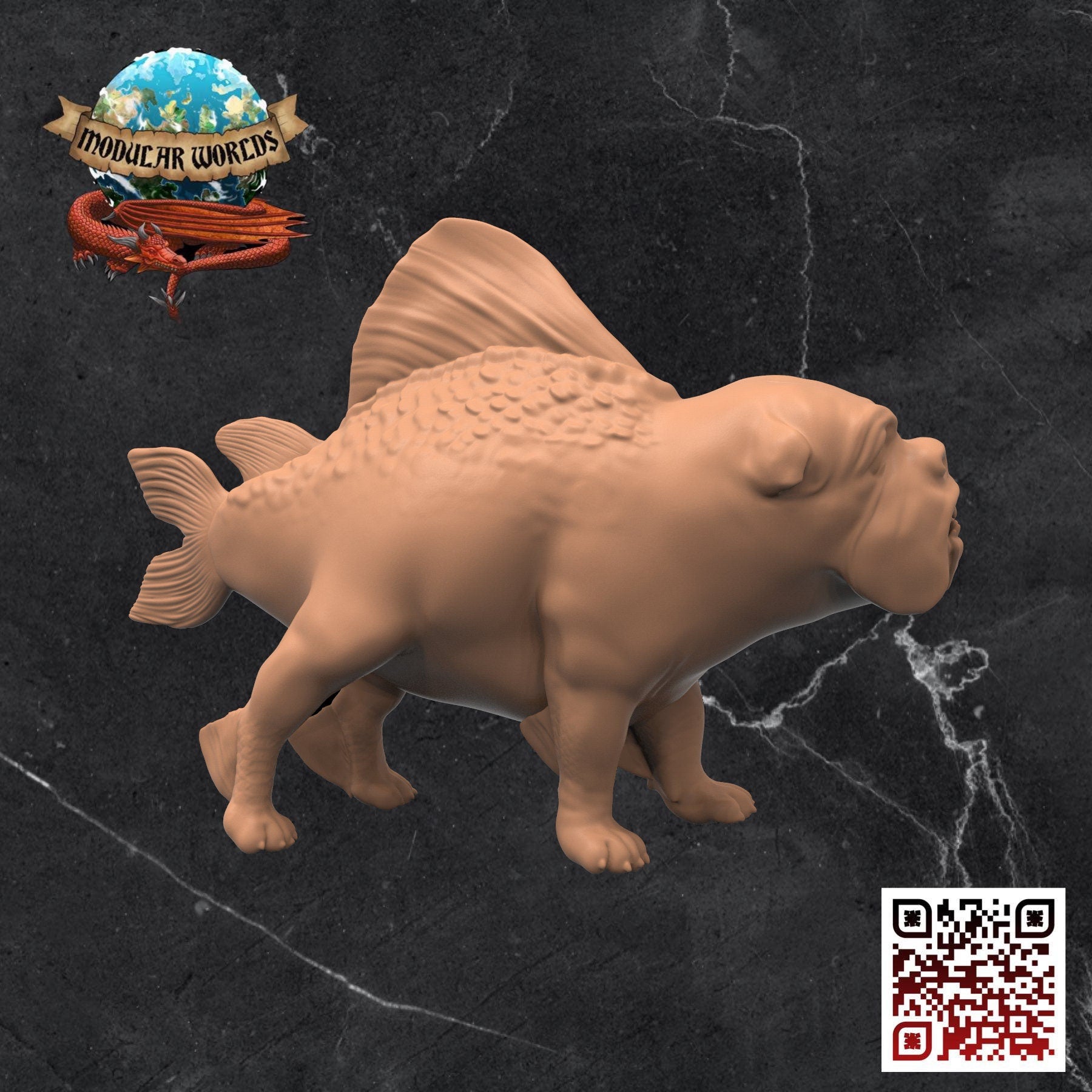 Bullyfish: Tabletop Gaming Miniature (Resin 3D Print)