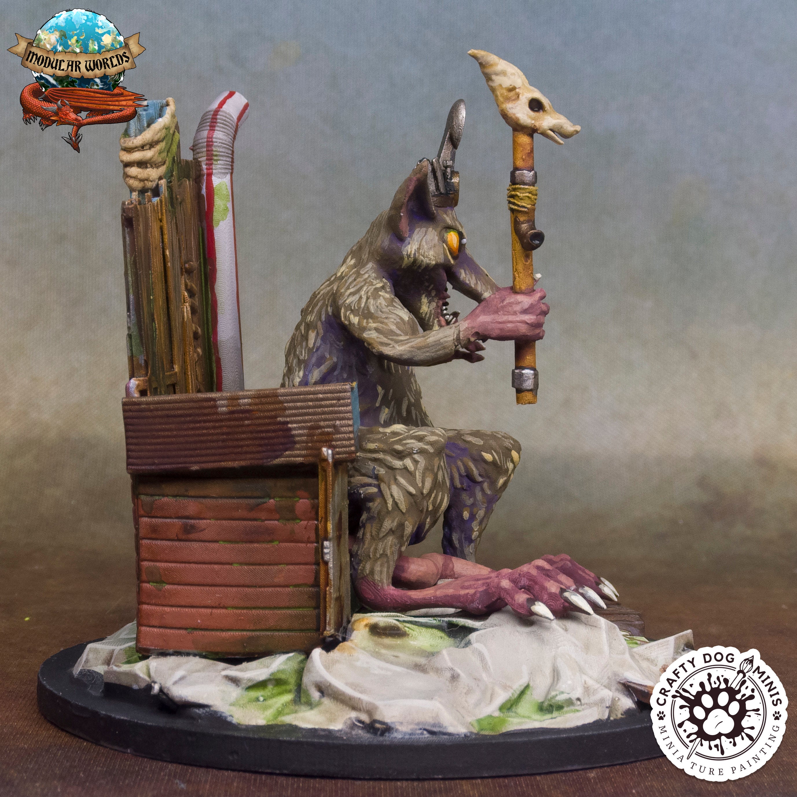 Vermin King: Tabletop Gaming Miniature (Resin 3D Print)