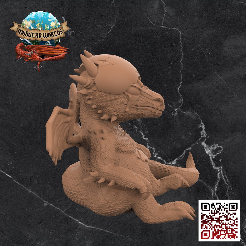 Dragon Hatchling: Tabletop Gaming Miniature (Resin 3D Print)