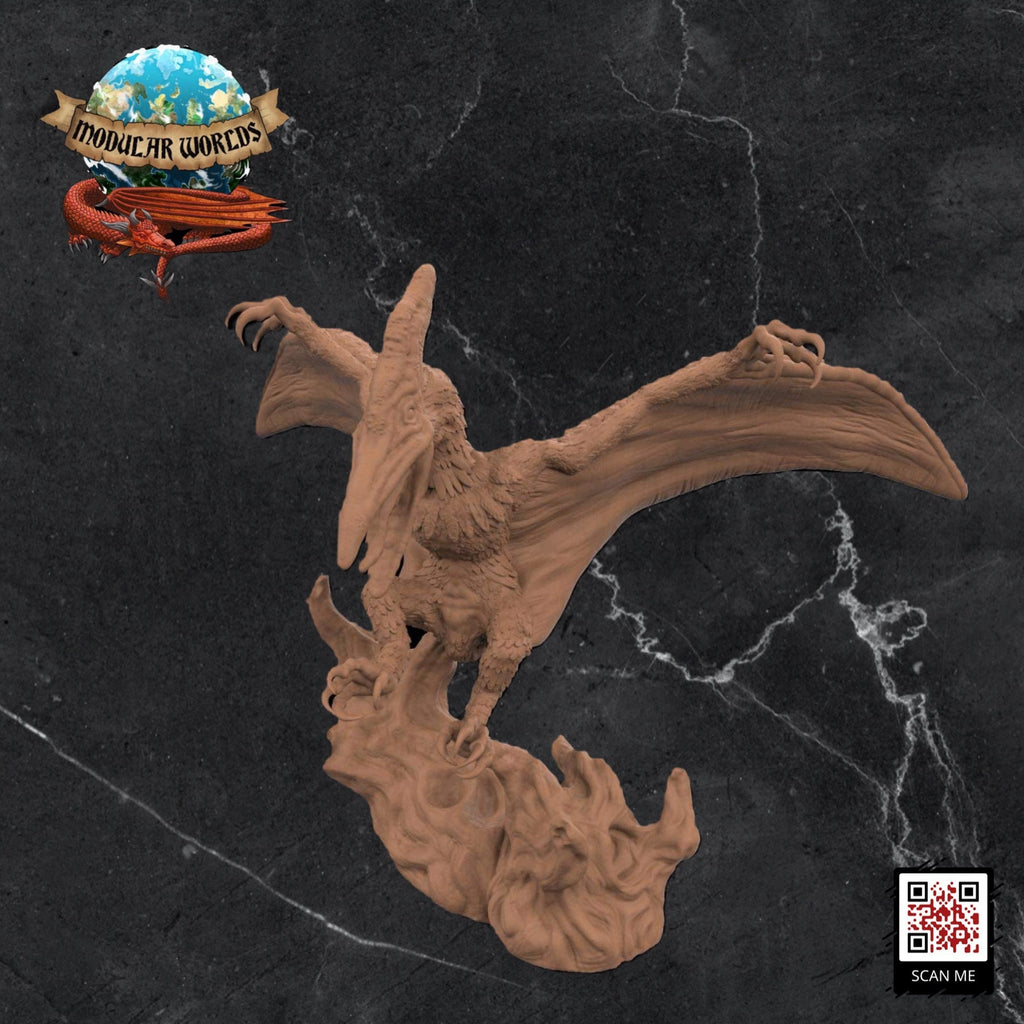Pterradon: Tabletop Gaming Miniature (Resin 3D Print)