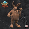 Rabbitfolk Magician: Tabletop Gaming Miniature (Resin 3D Print)