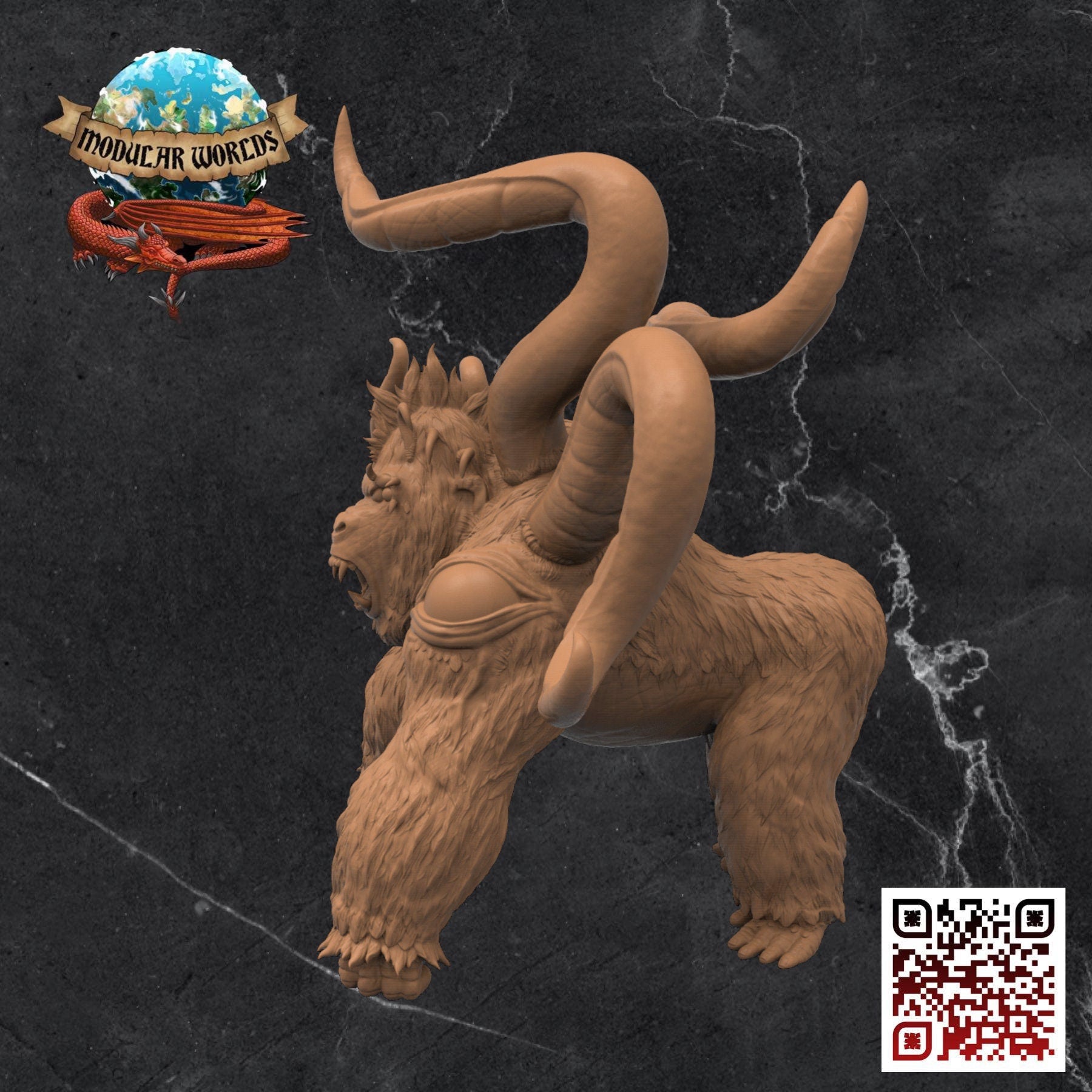 Silverback Tyrant: Tabletop Gaming Miniature (Resin 3D Print)